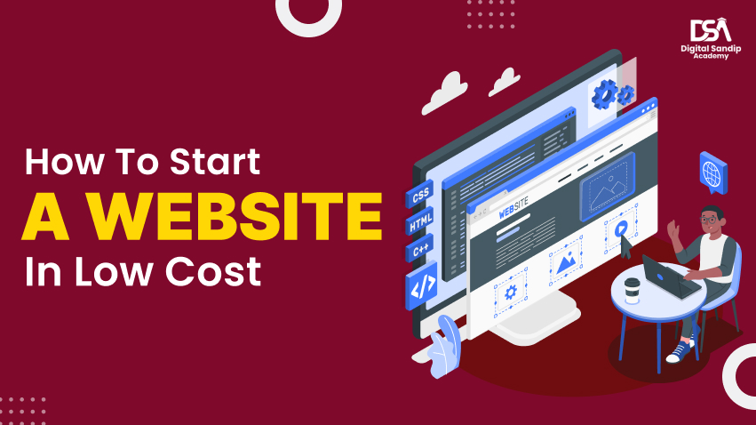 how to start a website in low cost